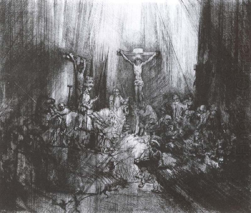 The three crosses, REMBRANDT Harmenszoon van Rijn